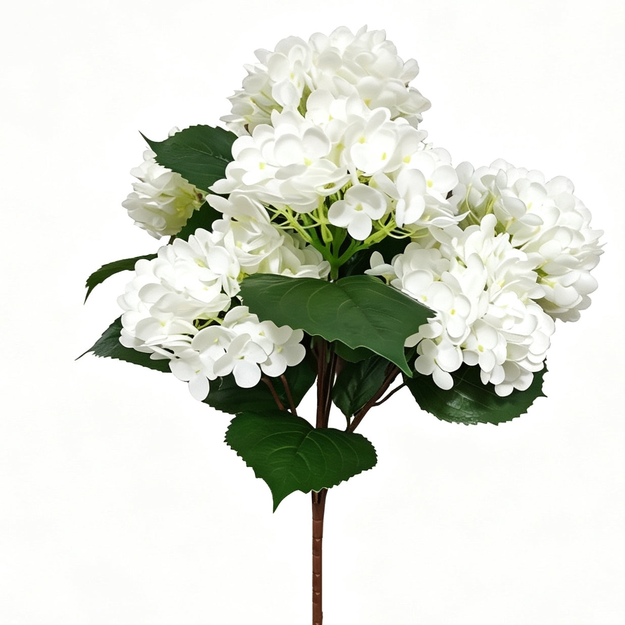 55cm Real Touch Hortensien UV-resistent – Künstliche Blume für Außenbereich Biergarten Dekoration