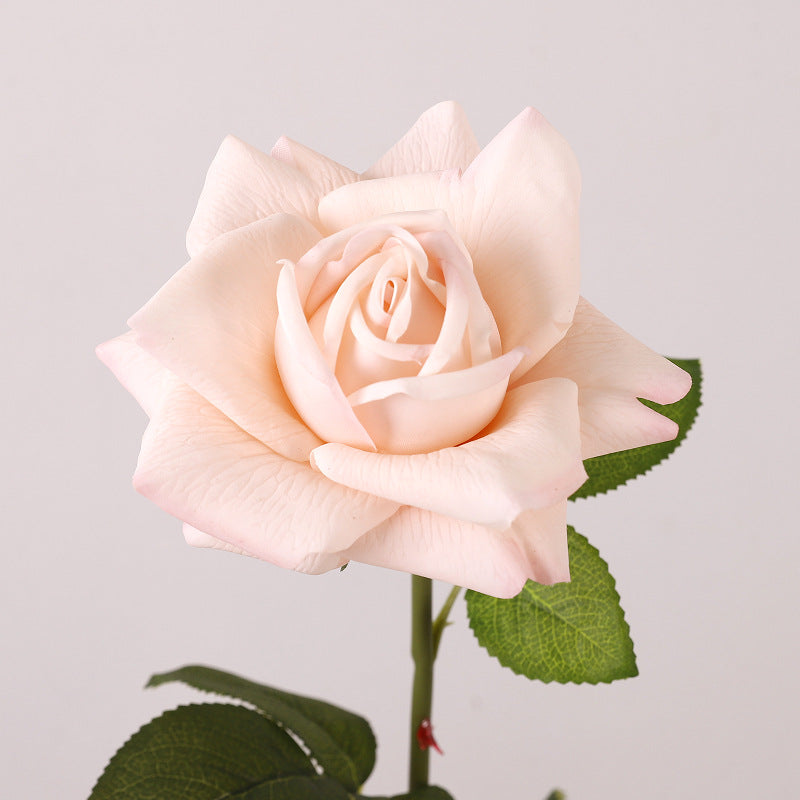 Premium Kunstrose 71 cm – Echt fühlbare Real-Touch Blüte, lebensechte Rosenstiel für Vase, Hochzeitsdeko & Zuhause