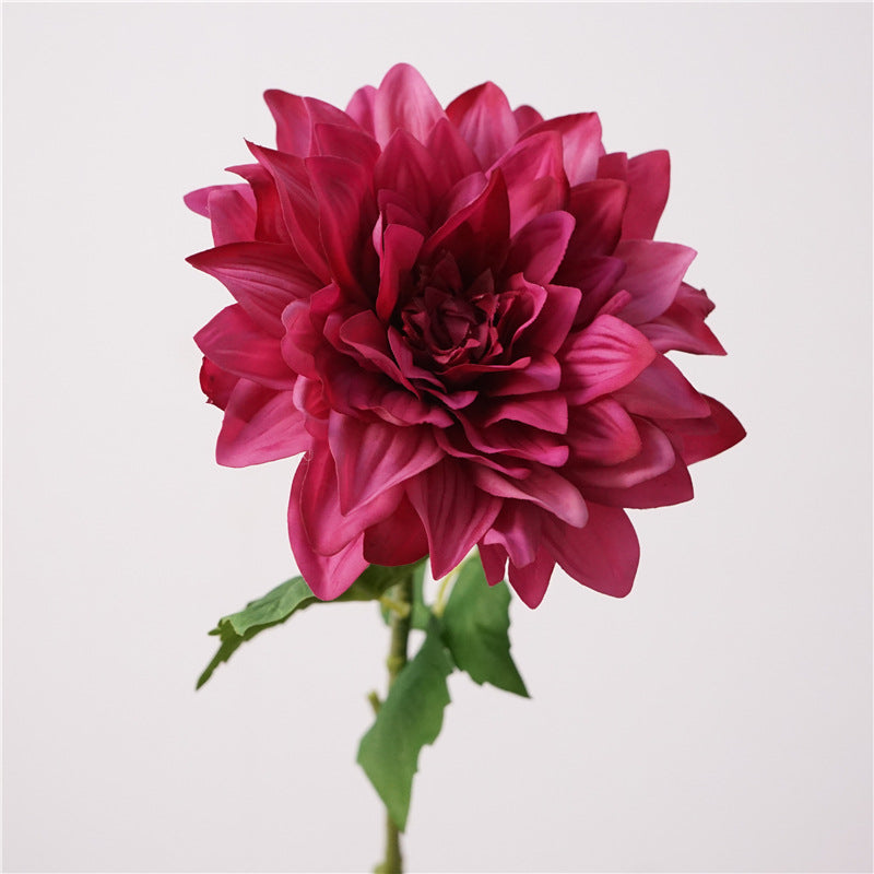 60 cm künstliche Dahlien mit feucht haltender Textur zur Heimdekoration