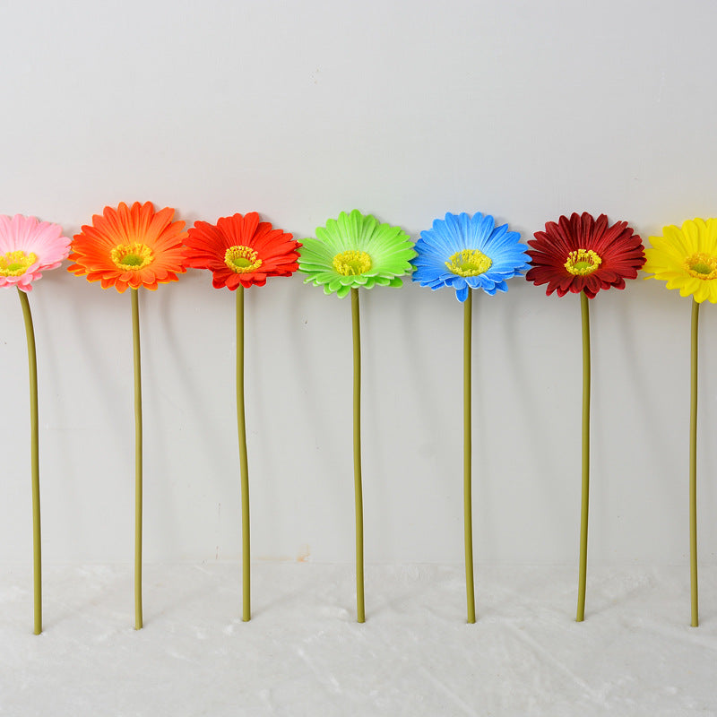 Kunstblumen Gerbera Stiel Real Touch 30 cm – Einzelstiel für Hochzeit, Tischdeko & Wohnkultur