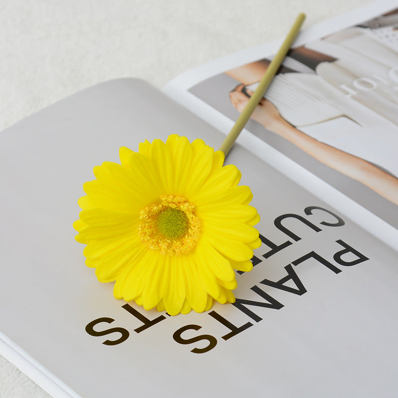 Kunstblumen Gerbera Stiel Real Touch 30 cm – Einzelstiel für Hochzeit, Tischdeko & Wohnkultur