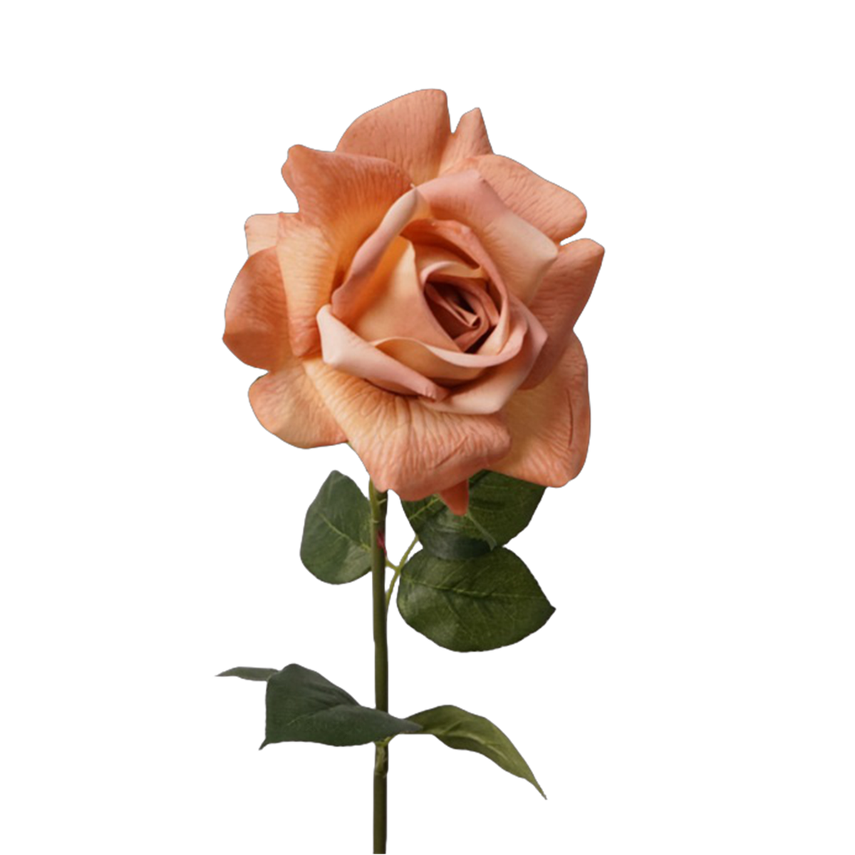 Real Touch Rose 73 cm – Gerüschte Kunstrose | Seidenstiel für Vase, Hochzeit & Floristik