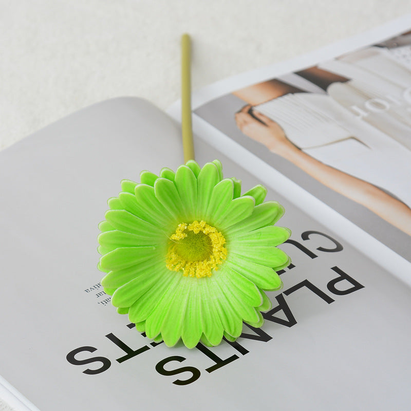 Kunstblumen Gerbera Stiel Real Touch 30 cm – Einzelstiel für Hochzeit, Tischdeko & Wohnkultur