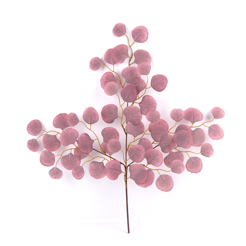 Künstlicher Eukalyptus Zweig 60 cm, Realistischer Deko-Ast aus Seide, Grüne Herbstblätter für Vase, Hochzeit, Floristik & DIY-Projekte