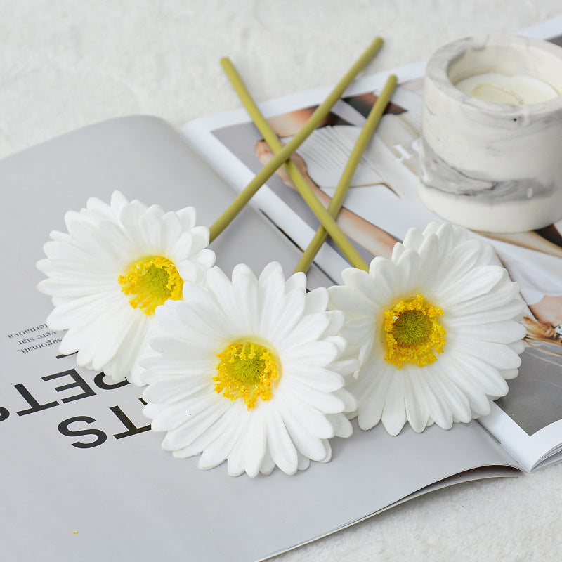 Kunstblumen Gerbera Stiel Real Touch 30 cm – Einzelstiel für Hochzeit, Tischdeko & Wohnkultur