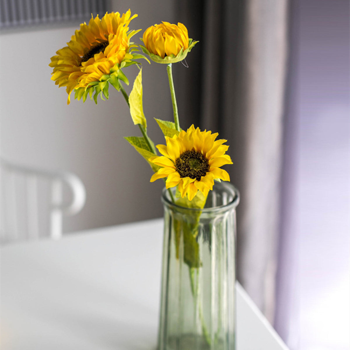 60cm künstliche Sonnenblumen - Realistische Kunstblume für Blumenarrangements, Home Decor, Hochzeitsbuketen, DIY-Handwerksprojekte