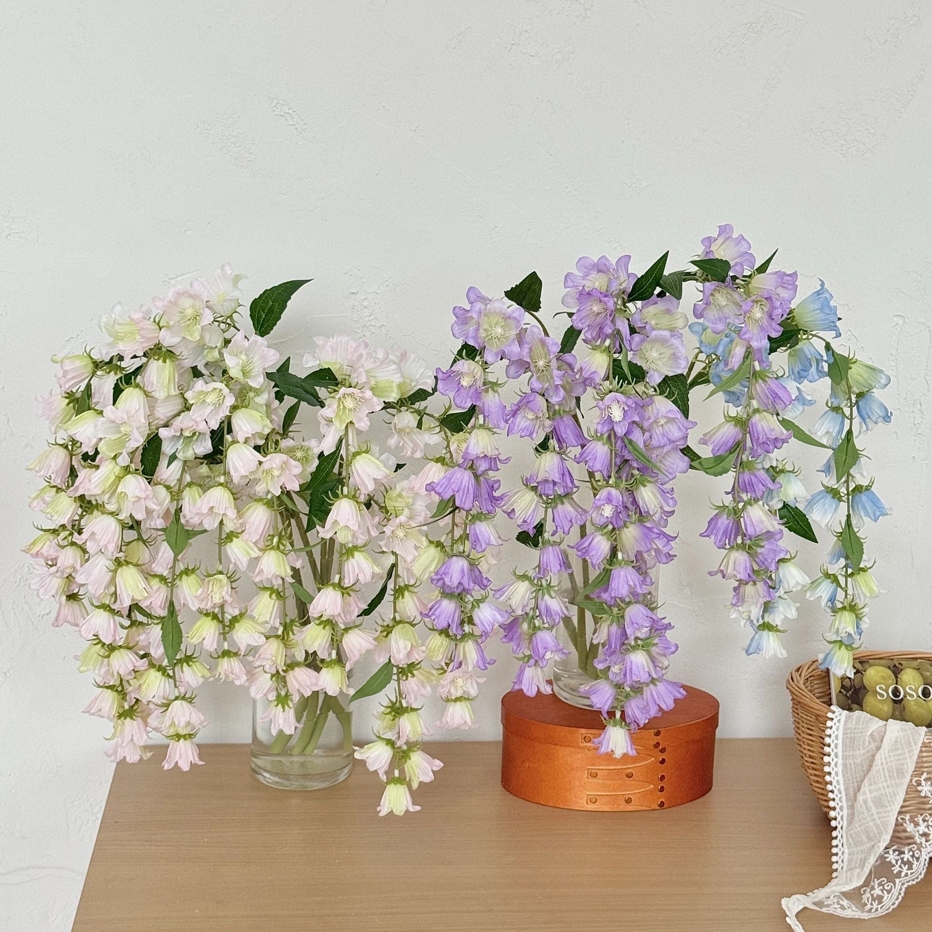 98 cm Extralange künstliche hängende Glockenblumen - Perfect für Hausdekoration