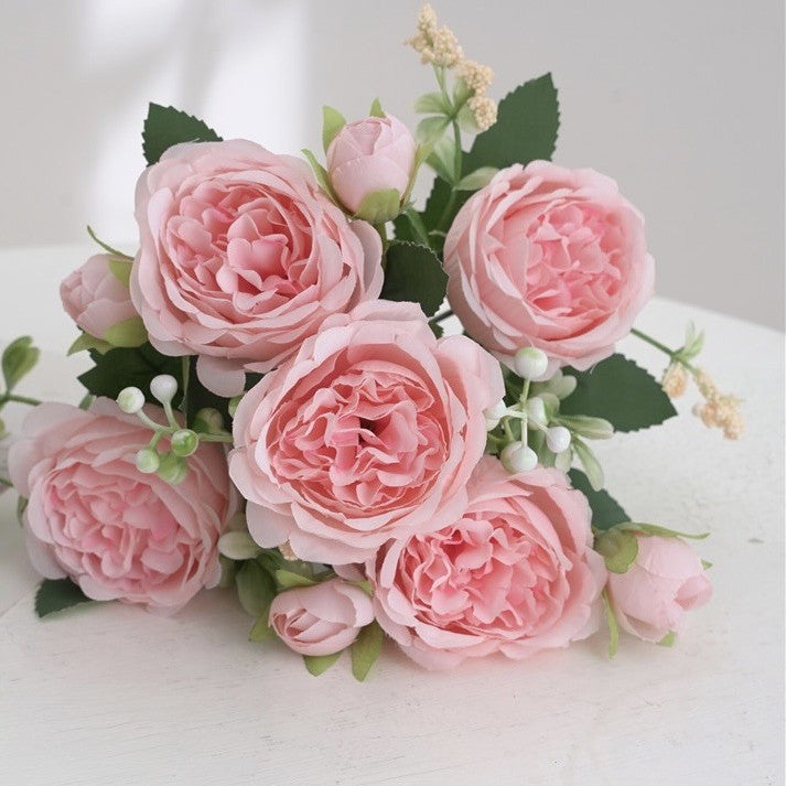 4er-Pack künstliche Pfingstrosen, 32 cm – Tischdekoration für Hochzeiten, Partys und Wohnbereich
