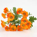 10 Bündel Draußen liegende künstliche Chrysanthemen mit UV-Schutz Außenblumen