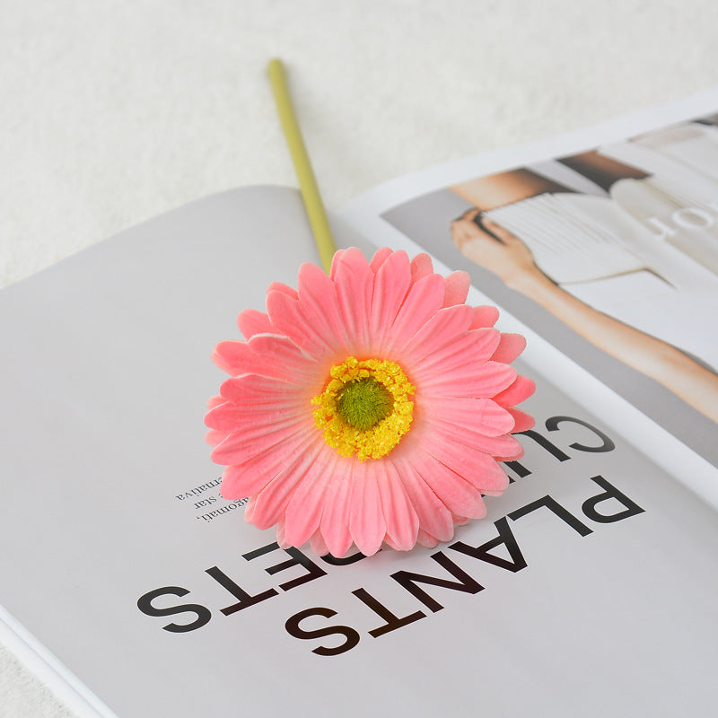 Kunstblumen Gerbera Stiel Real Touch 30 cm – Einzelstiel für Hochzeit, Tischdeko & Wohnkultur