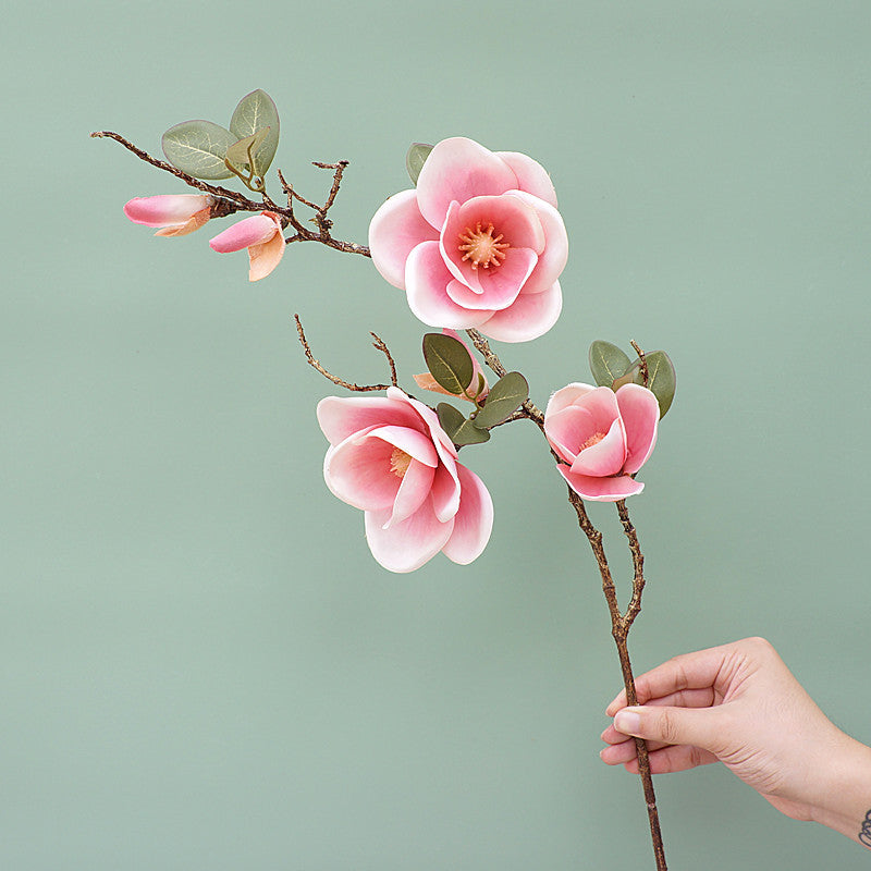78 cm künstliche Magnolien in Herbstfarben – für Herbst-Wohnraumdekoration