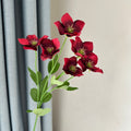 58cm Helleborus Kunstblumen Winterblumen Deko
