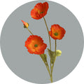 60 cm künstliche Mohnblüten für Gartendekoration