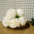 Künstliche Päonien Sträuße 30 cm, 5 Stiele – Seidenblumen für Hochzeit, Event & Tischdeko