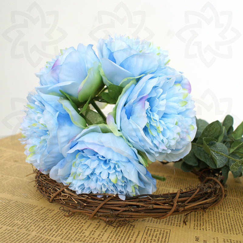 Künstliche Päonien Sträuße 30 cm, 5 Stiele – Seidenblumen für Hochzeit, Event & Tischdeko