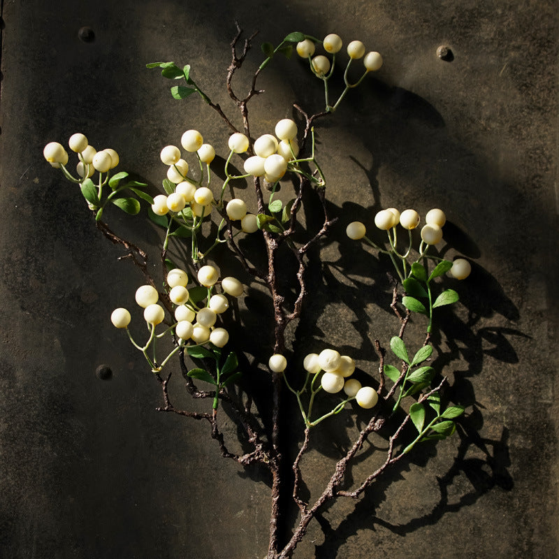 70cm Ilex Kunstpflanze Winterbeeren Deko