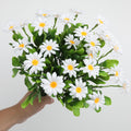 8 Bunde UV-beständige künstliche Chrysanthemen – Kunstblumen für Außen- und Innendekoration