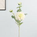 Dahlie Kunstblume 61 cm, Real Touch Seidenblume, naturgetreuer Dahlien-Stiel für hohe Vasen, Hochzeitsdeko, langlebige Dekoration