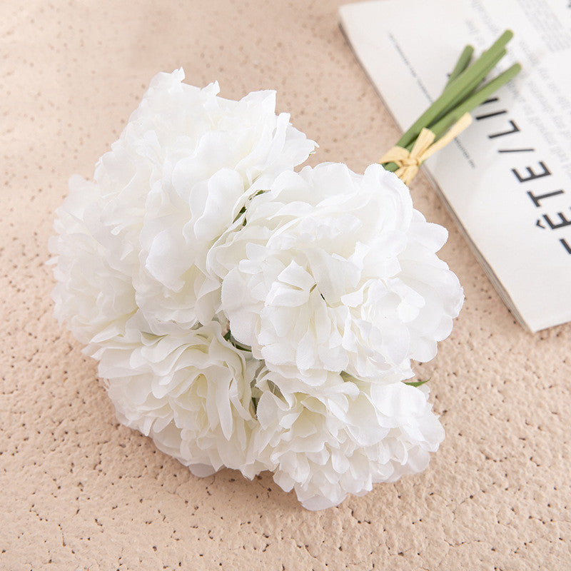26cm Künstlicher Pfingstrosenstrauß für Hochzeiten, DIY-Hochzeitsdekoration