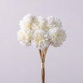 Chrysanthemen Kunstblumen Strauss, 40 cm Seidenblumen Bouquet, Hochwertige Deko Blumen für Vase, Landhausstil, Hochzeit