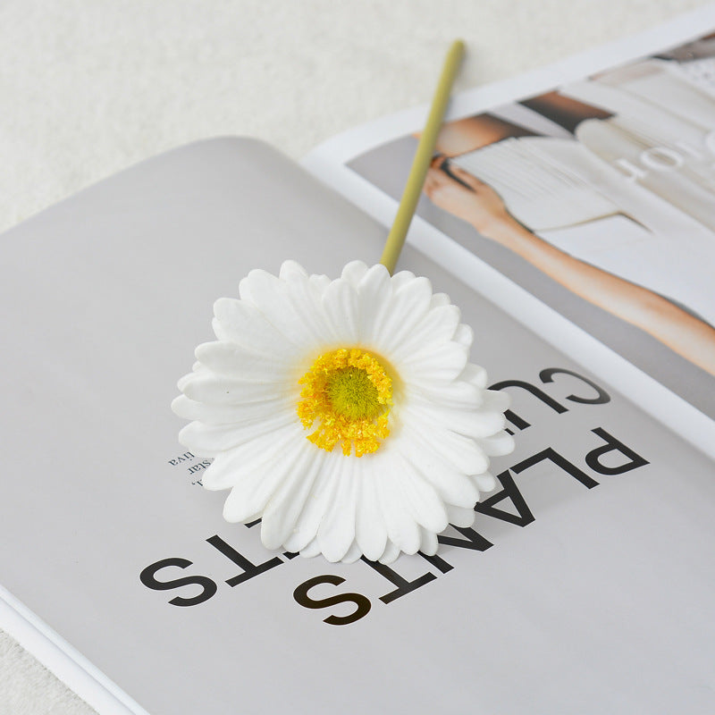 Kunstblumen Gerbera Stiel Real Touch 30 cm – Einzelstiel für Hochzeit, Tischdeko & Wohnkultur