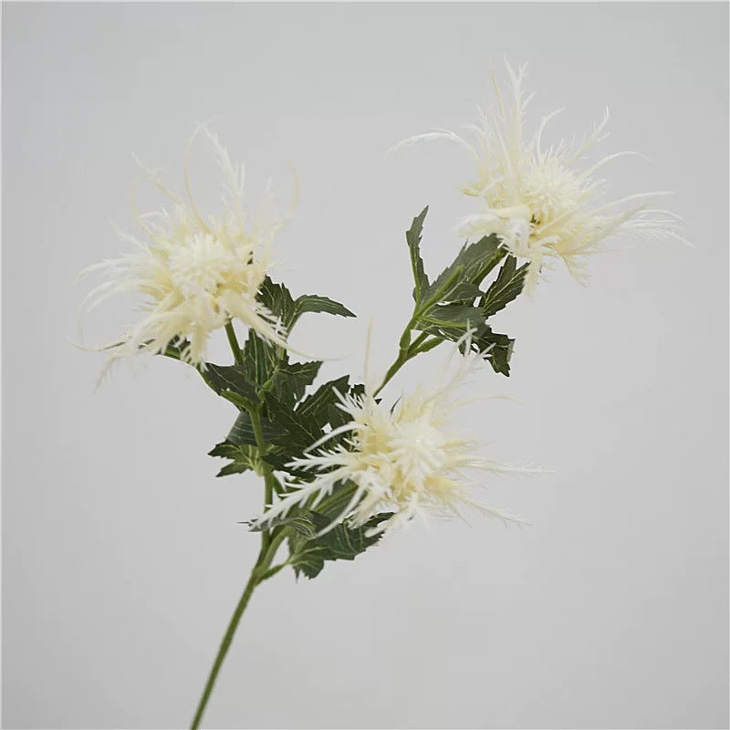 66 cm künstliche Eryngium-Blüten Rustikale Dekoration für Wohnzimmer & Garten