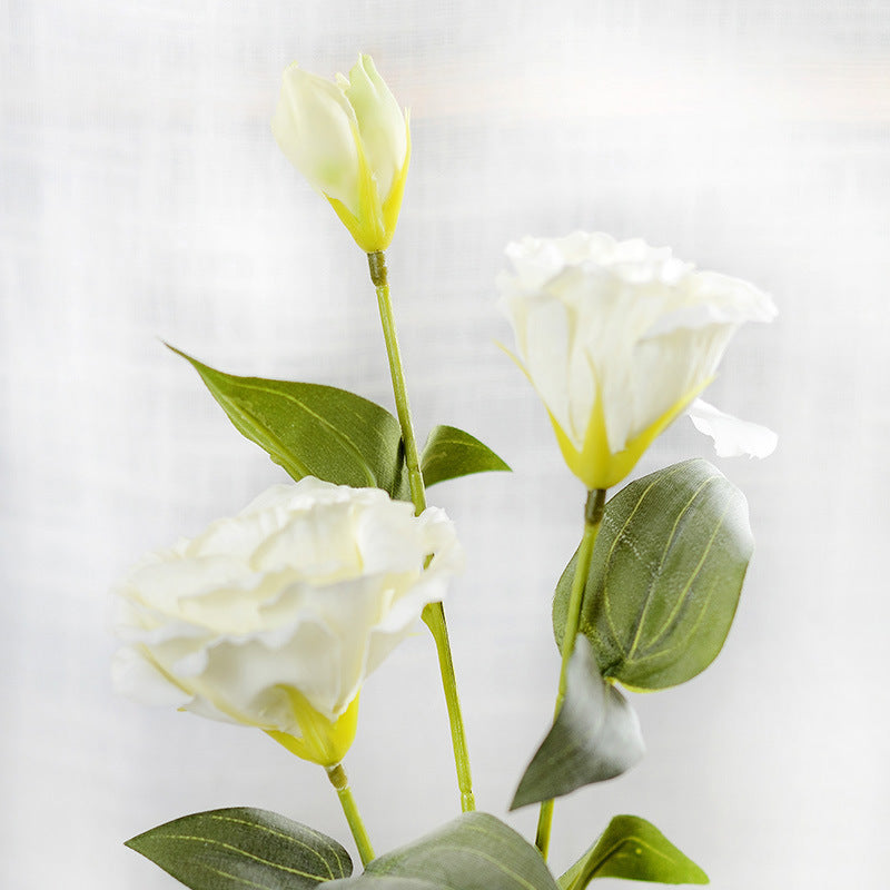 10 Stücke 70cm künstliche Eustoma-Blumen – Seidenblumen zur Heimdekoration