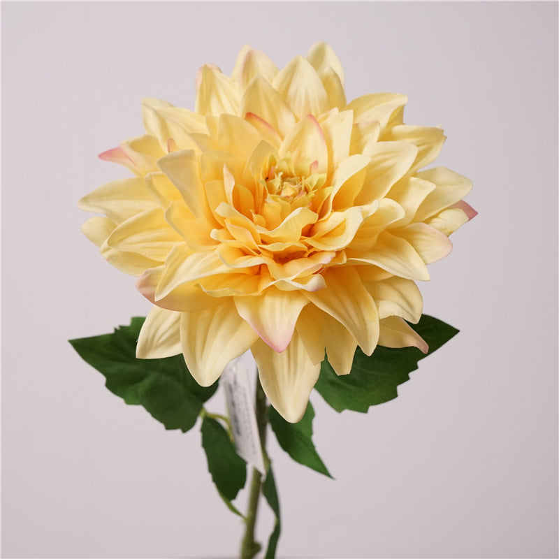 60 cm künstliche Dahlien mit feucht haltender Textur zur Heimdekoration